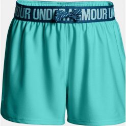 Spodnie dresowe damskie: Under Armour Spodnie damskie Play Up Short turkusowe r. L (1291718-425)