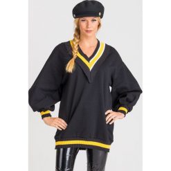 BLUZA MY TWIN TWINSET. Czarne bluzy damskie Twinset, xl, z nadrukiem, z bawełny, bez rękawów, bez kaptura. Za 609,00 zł.