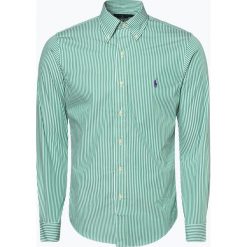 Polo Ralph Lauren - Koszula męska – Slim Fit, zielony. Zielone koszule męskie Polo Ralph Lauren, s, w paski, klasyczne, polo, bez rękawów. Za 499,95 zł.