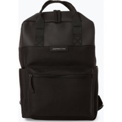 Kapten and Son - Plecak damski – Bergen, czarny. Czarne plecaki damskie Kapten and Son, bez wzorów, z materiału. Za 379,95 zł.