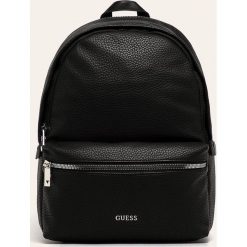 Guess Jeans - Plecak. Czarne plecaki męskie Guess Jeans, z aplikacjami, z poliesteru. Za 629,90 zł.