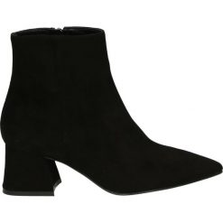 Botki - SC920 AMA NER. Czarne botki damskie marki Venezia, ze skóry. Za 489,00 zł.