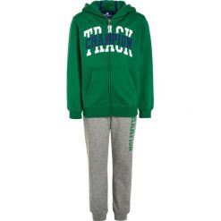 Spodnie dresowe męskie: Champion HOODED FULL ZIP Dres green/oxford grey