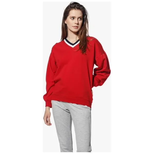 Lotto Bluza Owl , czerwony, rozmiar S. Czerwone bluzy damskie Lotto, s, w paski, z materiału, bez rękawów, bez kaptura. W wyprzedaży za 59,99 zł.