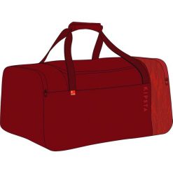 Torba sportowa Essentiel 55 Litrów. Czerwone torby męskie sportowe KIPSTA, bez wzorów, z poliesteru, sportowe. Za 49,99 zł.