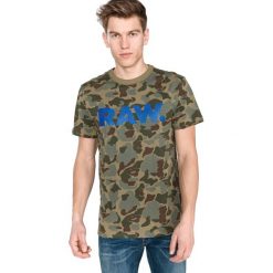 G-Star RAW Graphic 52 Koszulka Zielony. Zielone podkoszulki męskie G-Star RAW, s, z nadrukiem, z bawełny, z krótkim rękawem. Za 171,95 zł.
