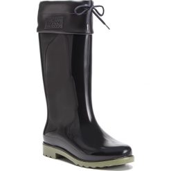 Kalosze MELISSA - Rain Boot Ad 32422 Black/Green 50489. Czarne kalosze damskie Melissa, z materiału. W wyprzedaży za 319,00 zł.