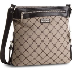 Listonoszki damskie: Torebka KAZAR - 13964-VE-36 Beige/Black