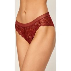 Dkny - Figi. Czerwone majtki damskie DKNY, xl, z elastanu. W wyprzedaży za 79,90 zł.
