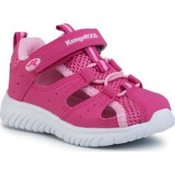 Sandały KANGAROOS - Kl-Rock Lite Ev 02058 000 6176 Daisy Pink/Fuchsia Pink. Różowe sandały dziewczęce KangaROOS, ze skóry ekologicznej, bez zapięcia. W wyprzedaży za 99,00 zł.