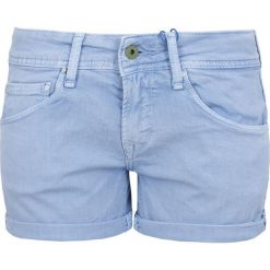 Szorty Pepe Jeans. Niebieskie szorty damskie bez wzorów, z jeansu. Za 149,00 zł.