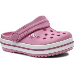 Klapki CROCS - Crocband Clog K 204537 Party Pink. Różowe sandały dziewczęce Crocs, z tworzywa sztucznego, bez zapięcia. W wyprzedaży za 109,00 zł.