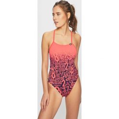 Adidas Performance - Strój kąpielowy. Czerwone stroje kąpielowe damskie adidas Performance, bez wzorów, z poliesteru. W wyprzedaży za 159,90 zł.