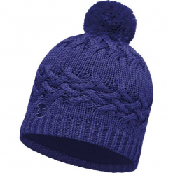 Czapka damska Knitted&Polar Savva granatowa (BH111005.716.10.00). Niebieskie czapki zimowe damskie Buff, z polaru. Za 131,41 zł.