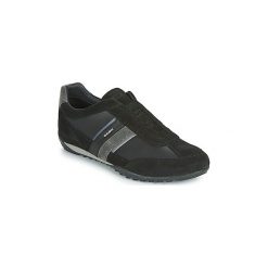 Buty Geox U WELLS. Czarne trampki męskie Geox, bez wzorów, bez zapięcia. Za 449,00 zł.