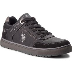 Sneakersy U.S. POLO ASSN. - Valk WALKS4170W8/YS1 Blk. Czarne sneakersy męskie U.S. Polo Assn., na co dzień, bez wzorów, ze skóry ekologicznej, bez zapięcia. W wyprzedaży za 239,00 zł.