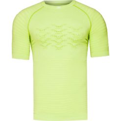 Koszulka X-BIONIC EFFEKTOR 4.0 RUN. Zielone koszulki męskie X BIONIC, bez wzorów, ze skóry, z asymetrycznym kołnierzem, bez rękawów. Za 450,00 zł.