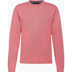 Finshley & Harding - Sweter męski – Pima-Cotton/Kaszmir, czerwony. Czerwone swetry męskie marki Finshley & Harding, m, bez wzorów, z bawełny, bez kołnierzyka, bez kaptura. Za 199,95 zł.