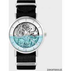 Zegarek - Steampunk wodny - czarny, nato. Czarne zegarki męskie marki Pakamera. Za 129,00 zł.