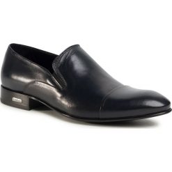 Półbuty BALDININI - 096738XTRIP101010XXX Blu. Niebieskie buty wizytowe męskie Baldinini, bez wzorów, ze skóry, eleganckie, bez zapięcia. W wyprzedaży za 1259,00 zł.