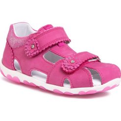 Sandały SUPERFIT - 6-09038-55 D Rosa. Różowe sandały dziewczęce Superfit, ze skóry, bez zapięcia. Za 249,00 zł.