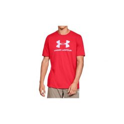 T-shirty z krótkim rękawem Under Armour Sportstyle Logo Tee 1329590-600. Różowe t-shirty męskie Under Armour, s, bez wzorów, bez kołnierzyka, krótkie. Za 79,99 zł.