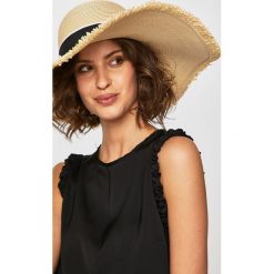 Answear - Top. Czarne bluzki damskie ANSWEAR, s, bez wzorów, z poliesteru, z okrągłym kołnierzem. W wyprzedaży za 49,90 zł.