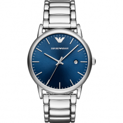 Zegarek EMPORIO ARMANI - Luigi AR11089 Silver/Silver. Szare zegarki męskie Emporio Armani. Za 1149,00 zł.