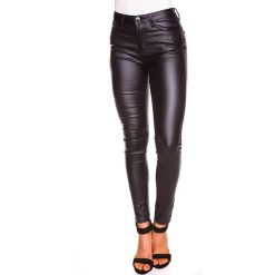 Spodnie "Line" - Slim fit - w kolorze czarnym. Czarne spodnie damskie Glamour Paris, s. W wyprzedaży za 153,95 zł.