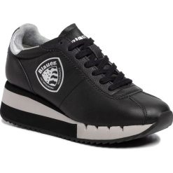 Sneakersy BLAUER - 9FCHARLOTTE02/LEA Black. Czarne półbuty damskie Blauer, ze skóry. Za 599,00 zł.