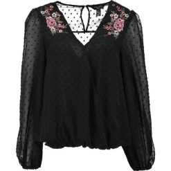 Bluzki damskie: New Look Tall JOSIE DOBBY WRAP Bluzka black