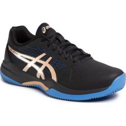 Buty ASICS - Gel-Game 7 Clay/Oc 1041A046 Black/Champagne 012. Czarne buty sportowe męskie Asics, ze skóry ekologicznej, bez zapięcia, tenisowe. Za 339,00 zł.