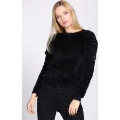 Swetry klasyczne damskie: Czarny Sweter Indulging