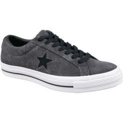 Converse One Star 163247c 42,5 Szare. Szare buty sportowe męskie marki Converse, ze skóry. W wyprzedaży za 319,99 zł.