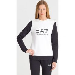 BLUZA EA7 EMPORIO ARMANI. Białe bluzy damskie s, z nadrukiem, długie. Za 244,50 zł.