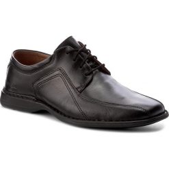 Półbuty JOSEF SEIBEL - Spike 33206 43 600 Roma. Czarne buty wizytowe męskie marki Josef Seibel, ze skóry. Za 389,00 zł.