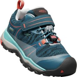 Keen Terradora Low Wp K, Aqua Sea/Coral Us 10 (Eu 27-28). Niebieskie buty dziewczęce sportowe Keen, bez wzorów, z gumy, bez zapięcia. Za 319,00 zł.