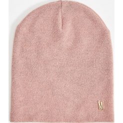 Czapka beanie z wiskozą - Różowy. Różowe czapki damskie Mohito, bez wzorów, z wiskozy. Za 29,99 zł.