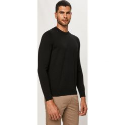 Hugo - Sweter. Szare swetry męskie HUGO, s, bez wzorów, z bawełny, z okrągłym kołnierzem, bez kaptura. Za 429,90 zł.