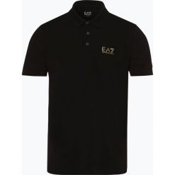 EA7 Emporio Armani - Męska koszulka polo, czarny. Czarne koszulki męskie EA7 Emporio Armani, m, z nadrukiem, z bawełny, polo, bez rękawów. Za 229,95 zł.