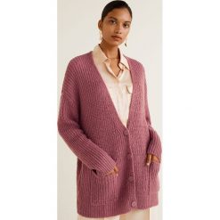 Mango - Sweter Lisbeth. Brązowe kardigany damskie Mango, s, z dzianiny. W wyprzedaży za 99,90 zł.