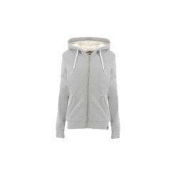 Bluzy Superdry OL LUXE SHERPA. Szare bluzy damskie Superdry, s, bez wzorów, bez rękawów, bez kaptura. Za 316,28 zł.