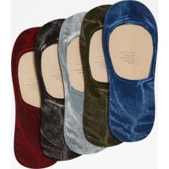 Komplet 5 par niewidocznych skarpetek z efektem sprania. Szare skarpetki męskie Pull&Bear, bez wzorów. Za 49,90 zł.