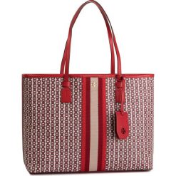 Torebka TORY BURCH - Gemini Link Canvas Tote 53303 Liberty Red Gemini Link 939. Czerwone torebki klasyczne damskie Tory Burch, bez wzorów, ze skóry ekologicznej, eleganckie, bez dodatków. Za 1139,00 zł.