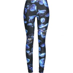 Full Volume by EMP Built For Comfort Legginsy czarny/niebieski. Niebieskie legginsy damskie marki Full Volume by EMP, xl, z nadrukiem, z materiału. Za 49,90 zł.