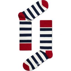 Happy Socks - Skarpety męskie Stripe Roz. 41-46. Różowe skarpetki męskie Happy Socks, bez wzorów, z elastanu. Za 29,90 zł.