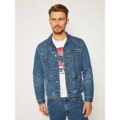 Kurtka jeansowa Wrangler Good Times W4MJZ419W. Niebieskie kurtki męskie Wrangler, s, bez wzorów, z jeansu, bez kaptura. Za 499,00 zł.