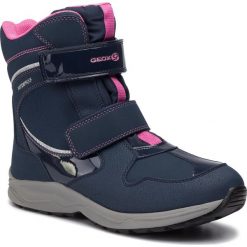 Śniegowce GEOX - J N.Alaska G.B Wpf A J948BA 050FU C4268 D Navy/Fuchsia. Niebieskie śniegowce dziewczęce Geox, bez zapięcia. W wyprzedaży za 259,00 zł.