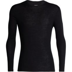 Icebreaker Koszulka Męska Z Długim Rękawem Mens 175 Everyday Ls Crewe Black Xl. Czarne koszulki męskie termoaktywne Icebreaker, xl, bez wzorów, z wełny, bez kołnierzyka, z długim rękawem, długie, outdoorowe. W wyprzedaży za 175,00 zł.