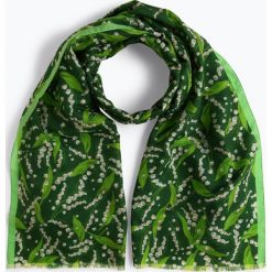 Marc Cain Collections - Szalik damski z domieszką jedwabiu, zielony. Zielone szaliki damskie marki Marc Cain Collections, bez wzorów, eleganckie. Za 589,95 zł.